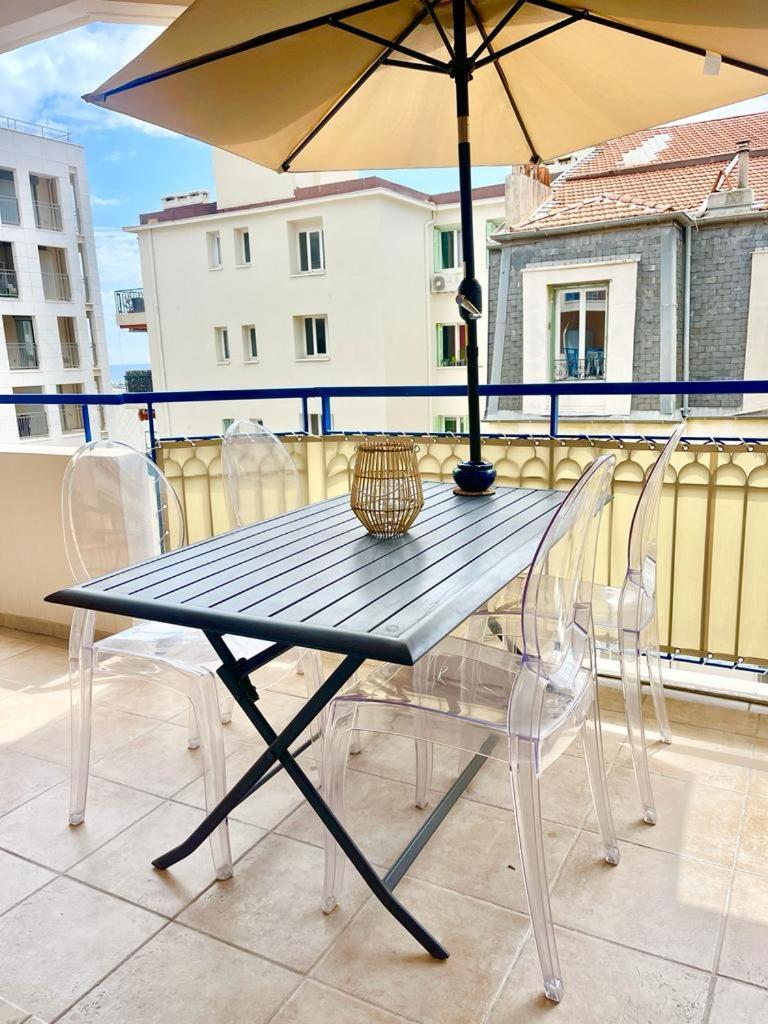 Les Rivages 2P Terrasse Parking Daire Menton Dış mekan fotoğraf